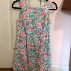 LILLY PULITZER LOBSTAH ROLL SHIFT DRESS